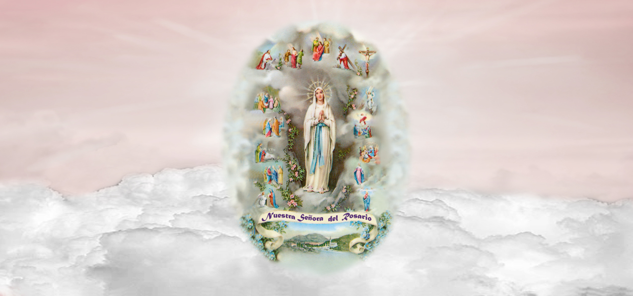 HP-AG-211-PK Our Lady of Rosary Pink (Spanish)